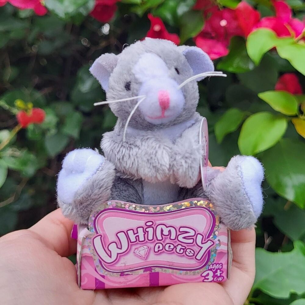 2010s Whimzy Pets Grey and White Cat: Ash
